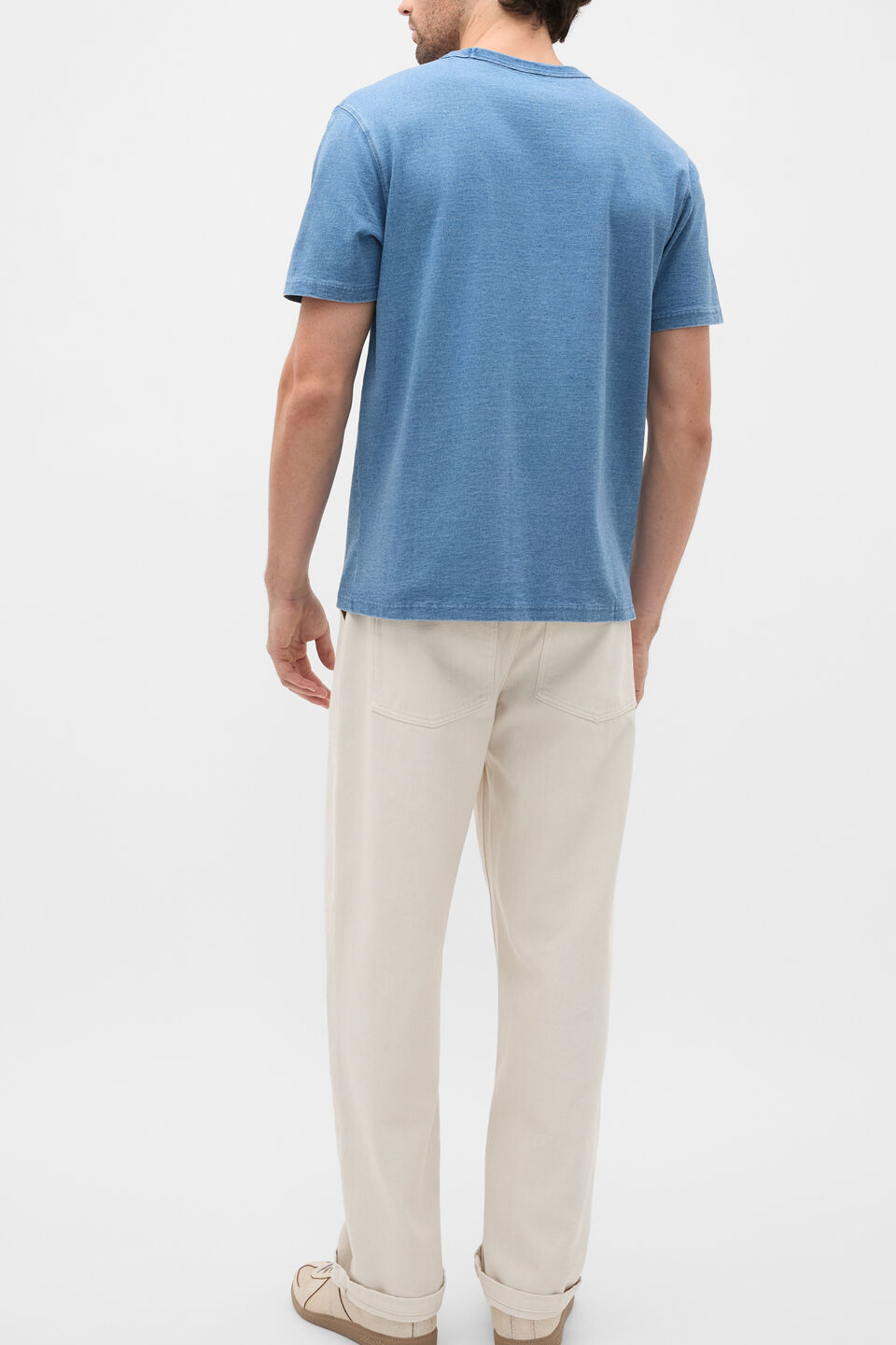 Indigo Crew Tee  Indigo