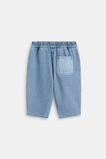 Two Tone Denim Pant  Mid Blue  hi-res