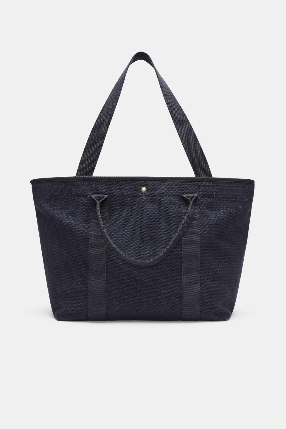 Canvas Commuter Tote  Midnight Blue
