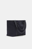 Canvas Commuter Tote  Midnight Blue  hi-res