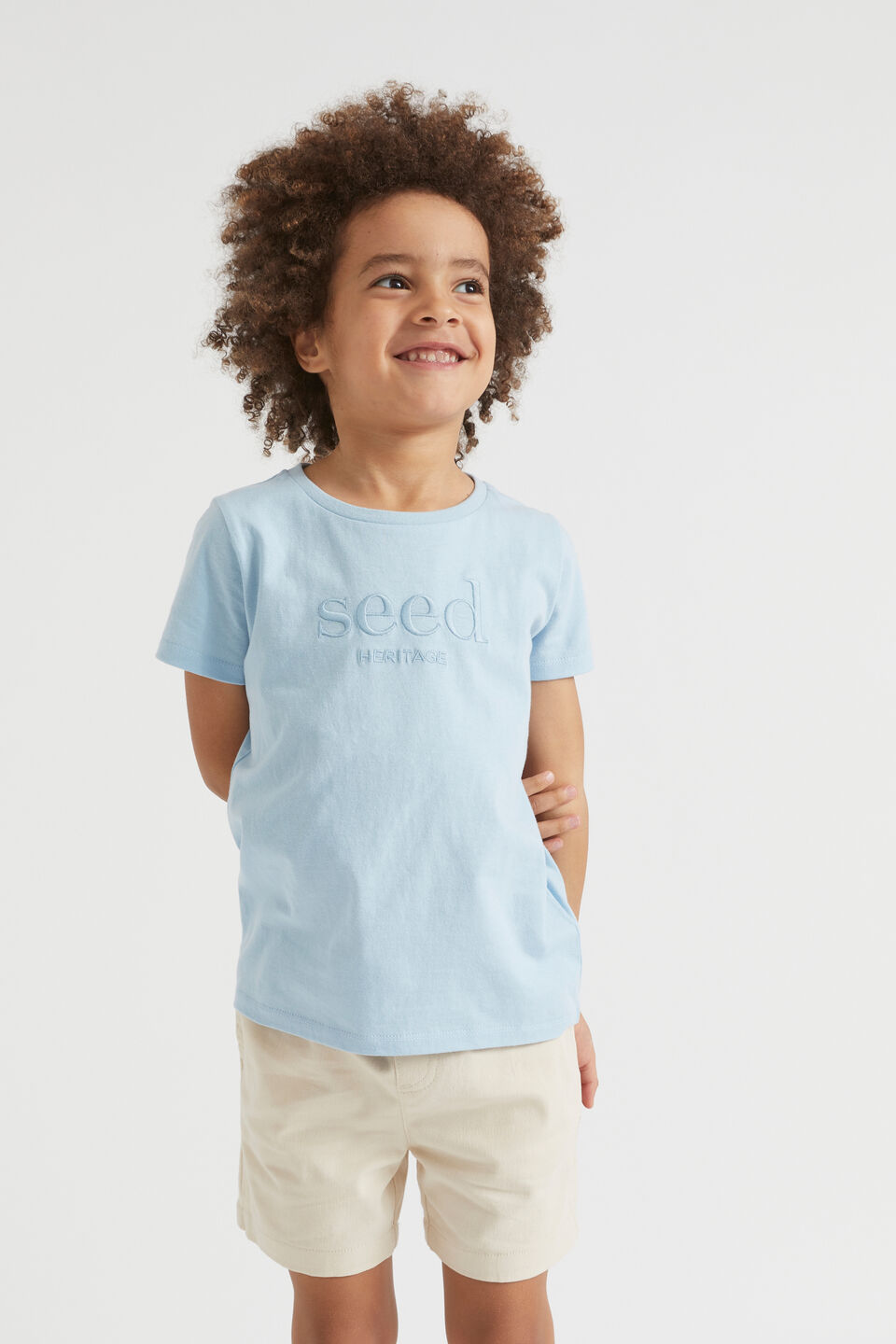 Core Logo Tee  Pale Blue