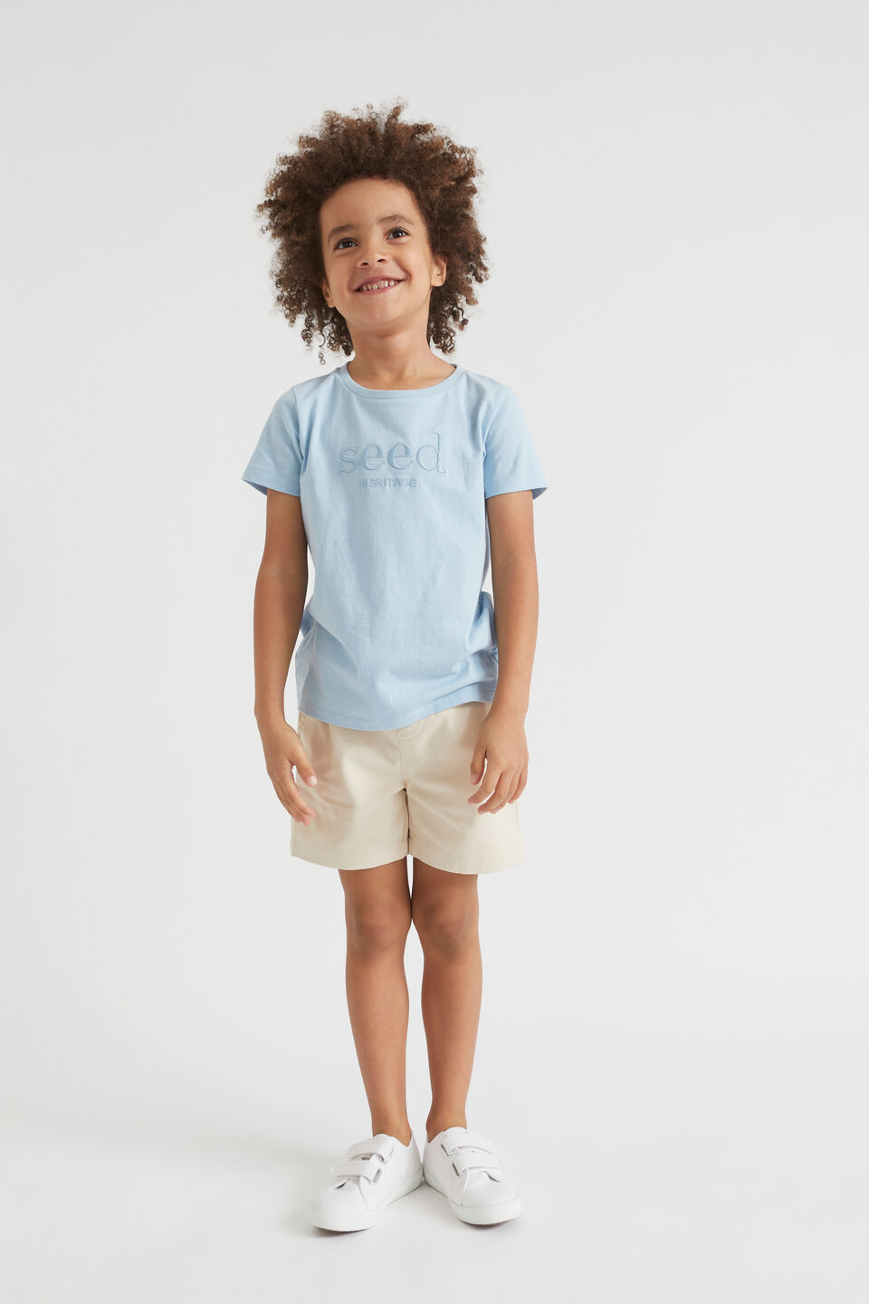 Core Logo Tee  Pale Blue