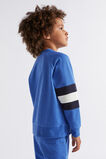Colourblock Sweat  True Cobalt  hi-res