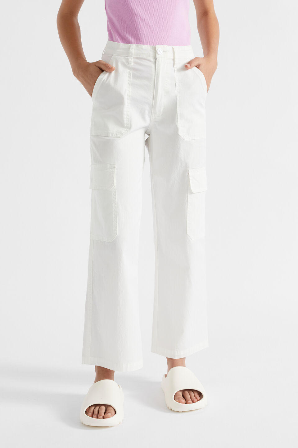 Cargo Pant  White