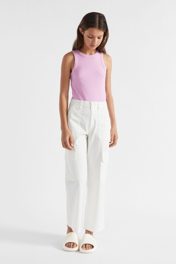 Cargo Pant  White  hi-res