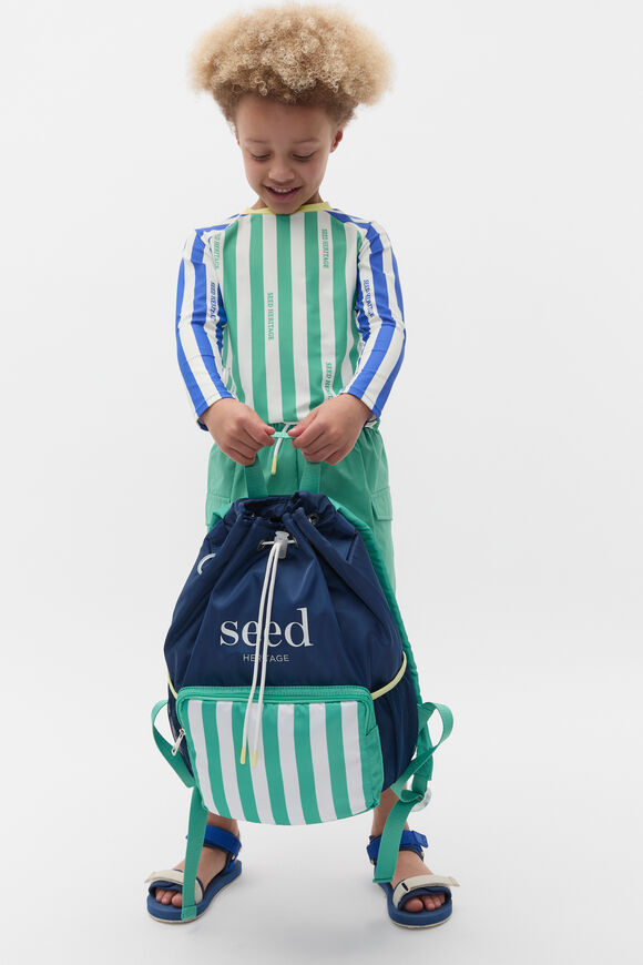 Swim Backpack  Washed Navy  hi-res