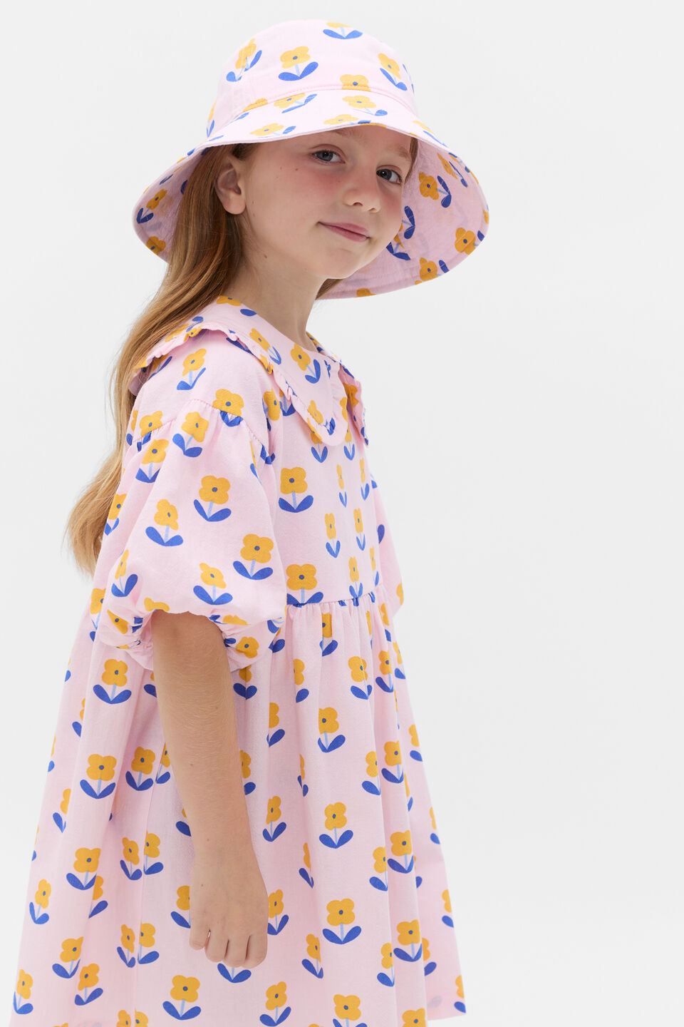 Flower Hat  Pink Lemonade
