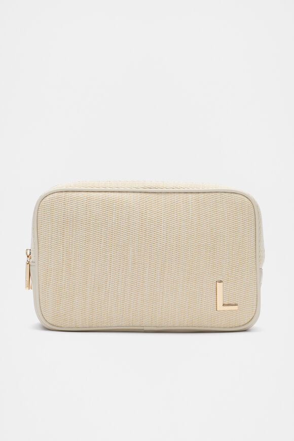 Initials Make Up Bag  L  hi-res