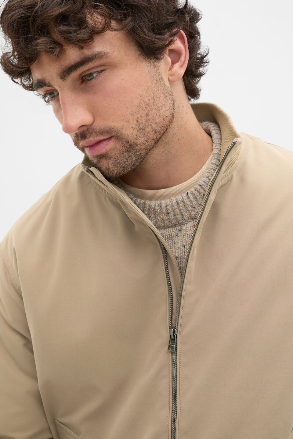 Bomber Jacket  Dark Stone