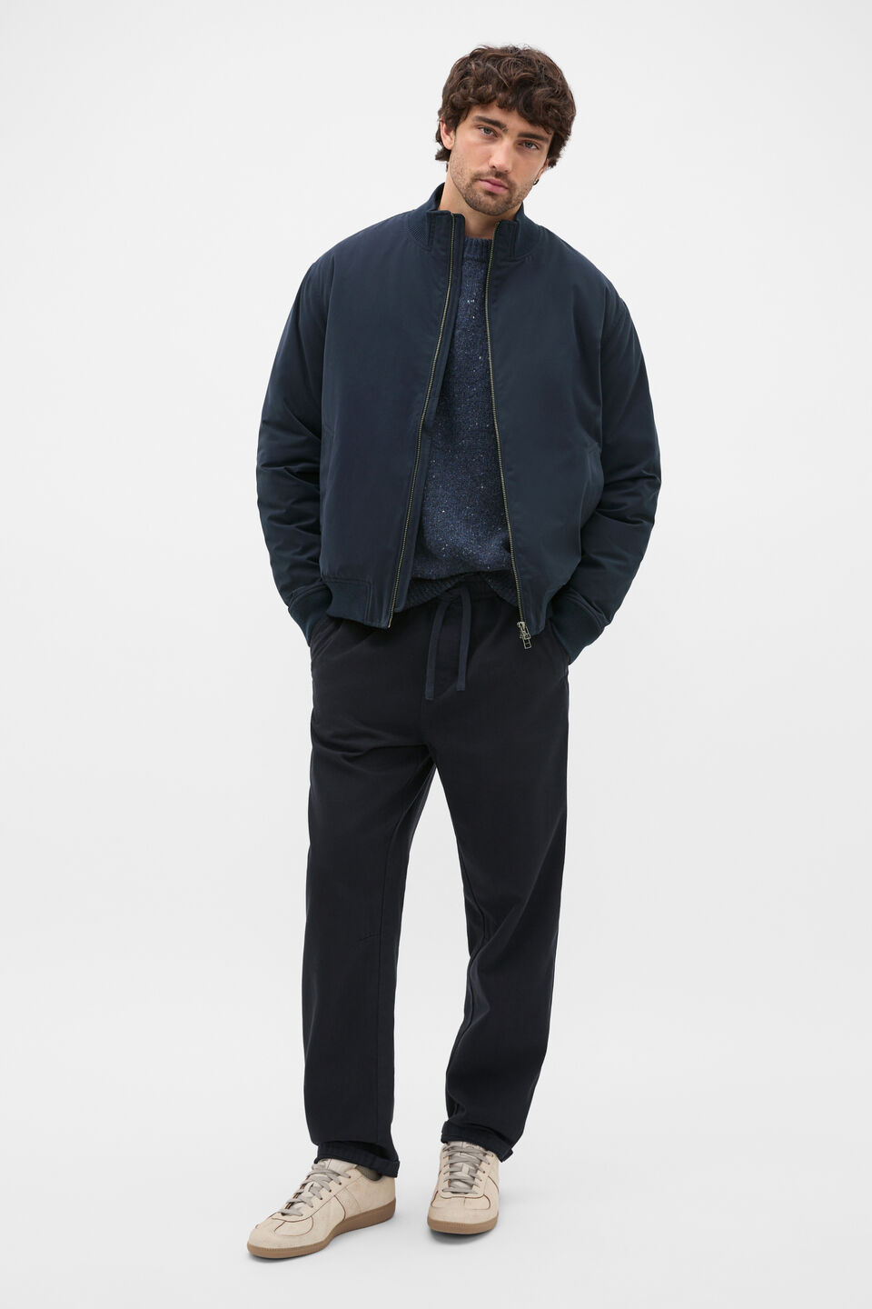 Bomber Jacket  Midnight Blue