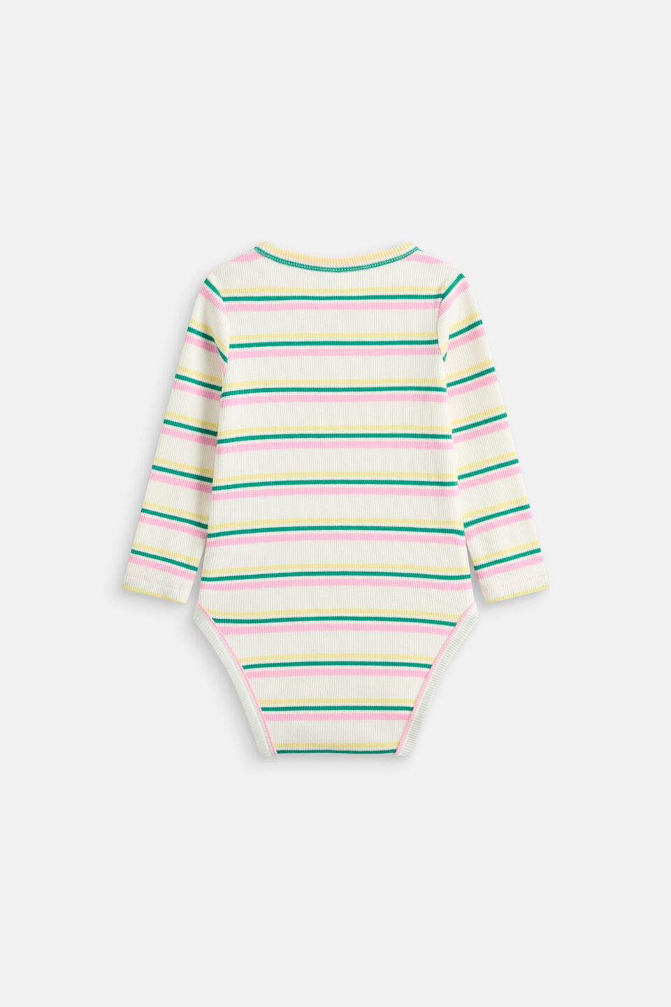 Stripe Rib Bodysuit  Multi