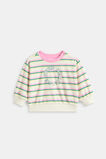 Stripe Toweling Sweat  Multi  hi-res