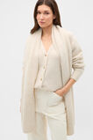 Alpaca Blend Scarf Cardigan  Vanilla Cream Marle  hi-res