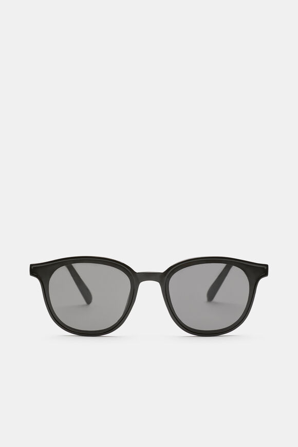 Jane Rounded Sunglasses  Black  hi-res