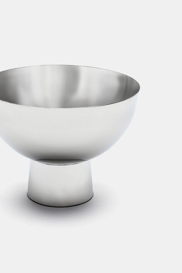 Noa Footed Bowl Medium  Silver  hi-res