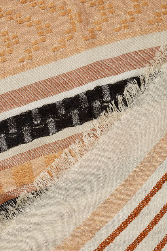 Stripe Scarf  Burnt Bronze  hi-res