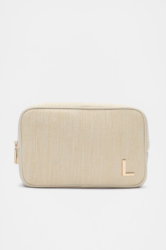 Initials Make Up Bag  L  hi-res