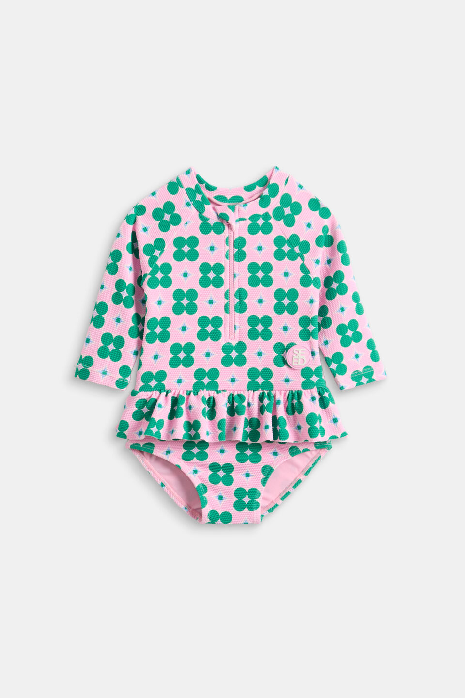 Floral Rashsuit  Apple