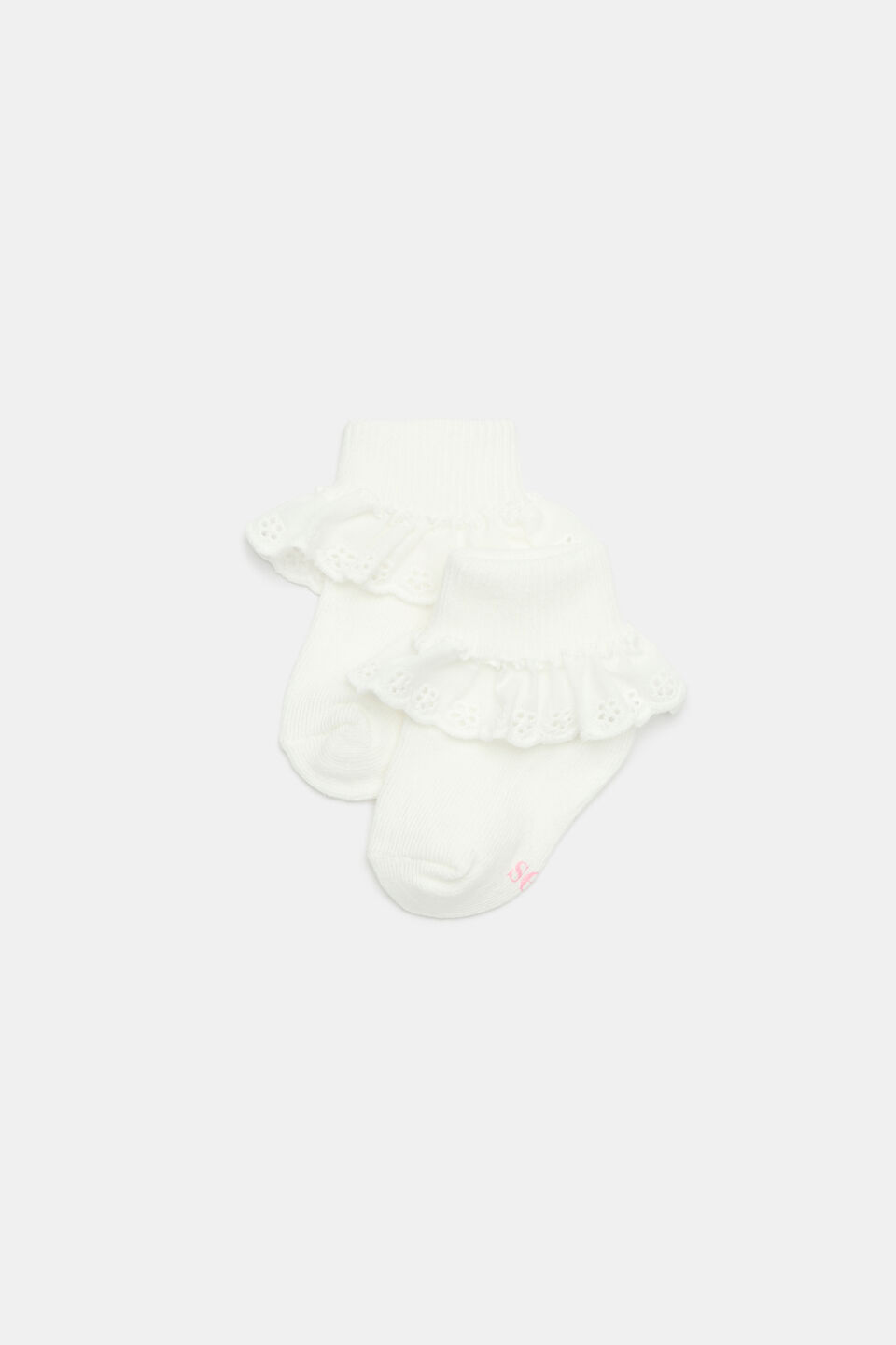 Baby Frill Sock  Vanilla