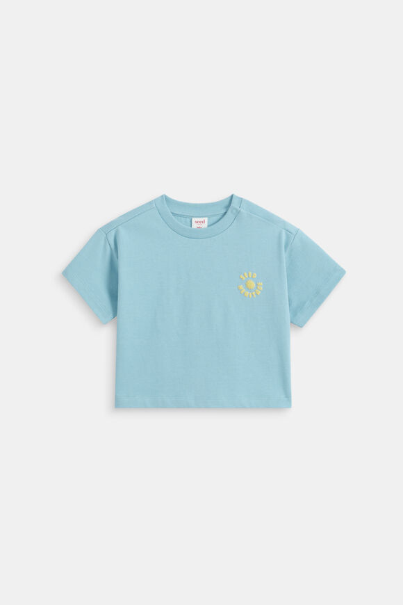 Bubble Logo Tee  Nebula Blue  hi-res