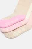 Sport Contrast Sock 3 Pack  Pink Multi  hi-res