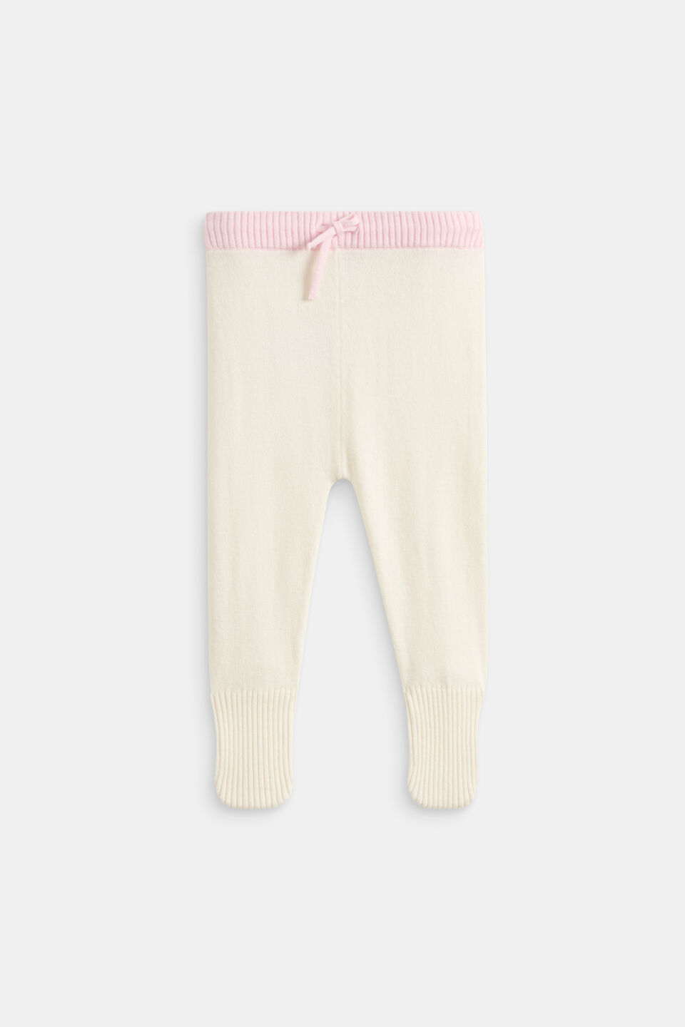 Footed Knit Pant  Classic Cream