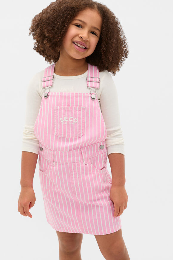 Core Logo Pinafore  Candy Pink  hi-res