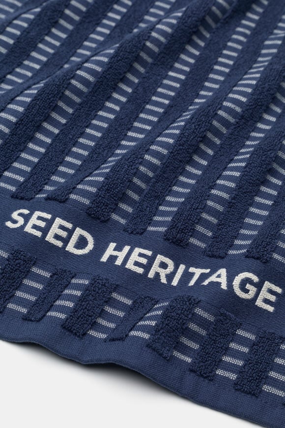 Textured Tea Towel  Royal Blue  hi-res