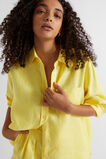 Core Linen Boyfriend Shirt  Lemon Drop  hi-res