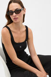 Lida Cat Eye Sunglasses  Black  hi-res