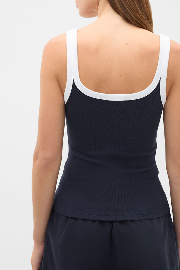 Core Heritage Rib Tank  Twilight Blue  hi-res