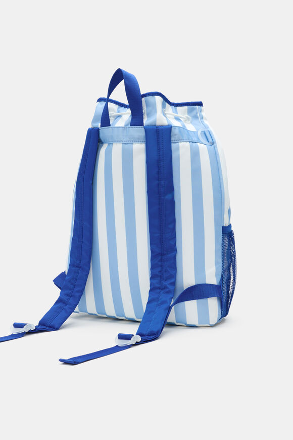Swim Backpack  Cloud Blue Stripe  hi-res