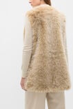 Faux Fur Gilet  Wheat Marle  hi-res