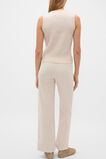 Brushed Wool Vest  Vanilla Cream Marle  hi-res