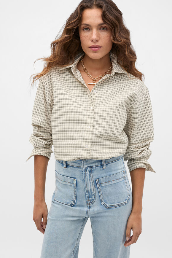 Mini Check Classic Shirt  Deep Forest Check  hi-res