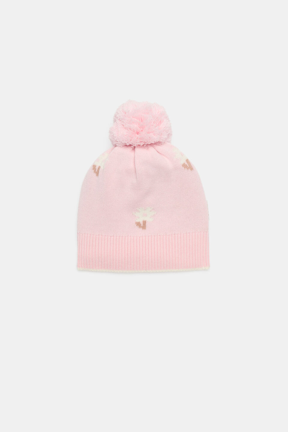 Jacquard Knit Beanie  Musk