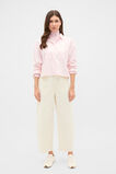 Cotton Cropped Shirt  Primrose Stripe  hi-res
