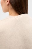 Wool Blend Scarf Coat  Cashew Cream Marle  hi-res