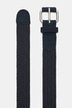 Braided Elastic Belt  Midnight Blue  hi-res