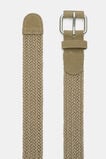 Braided Elastic Belt  Putty  hi-res