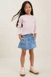 Denim Skirt  Mid Wash  hi-res