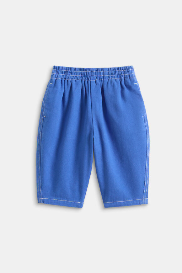 Contrast Stitch Balloon Pant  Cobalt  hi-res