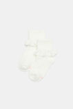 Frill Sock  Vanilla  hi-res