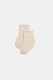 Baby Terry Logo Sock  Cool Stone  hi-res