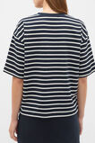 Rib Oversized Tee  Twilight Blue Stripe  hi-res