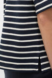 Rib Oversized Tee  Twilight Blue Stripe  hi-res