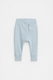 Core Rib Logo Legging  Blue Stripe  hi-res