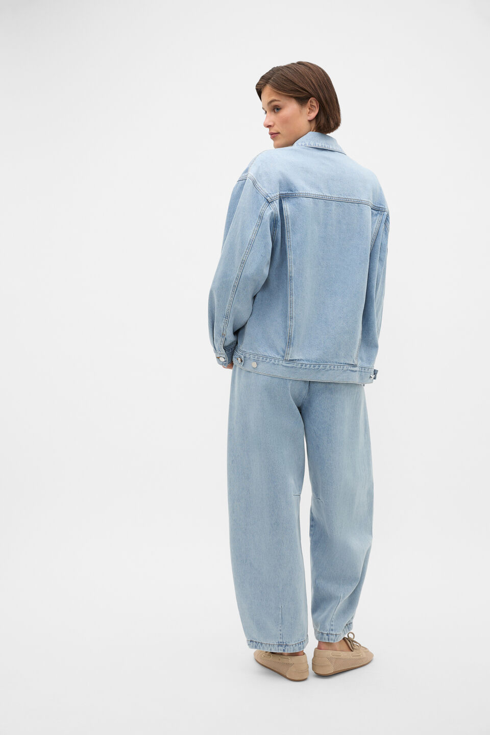 Classic Denim Jacket   Chalk Blue Wash