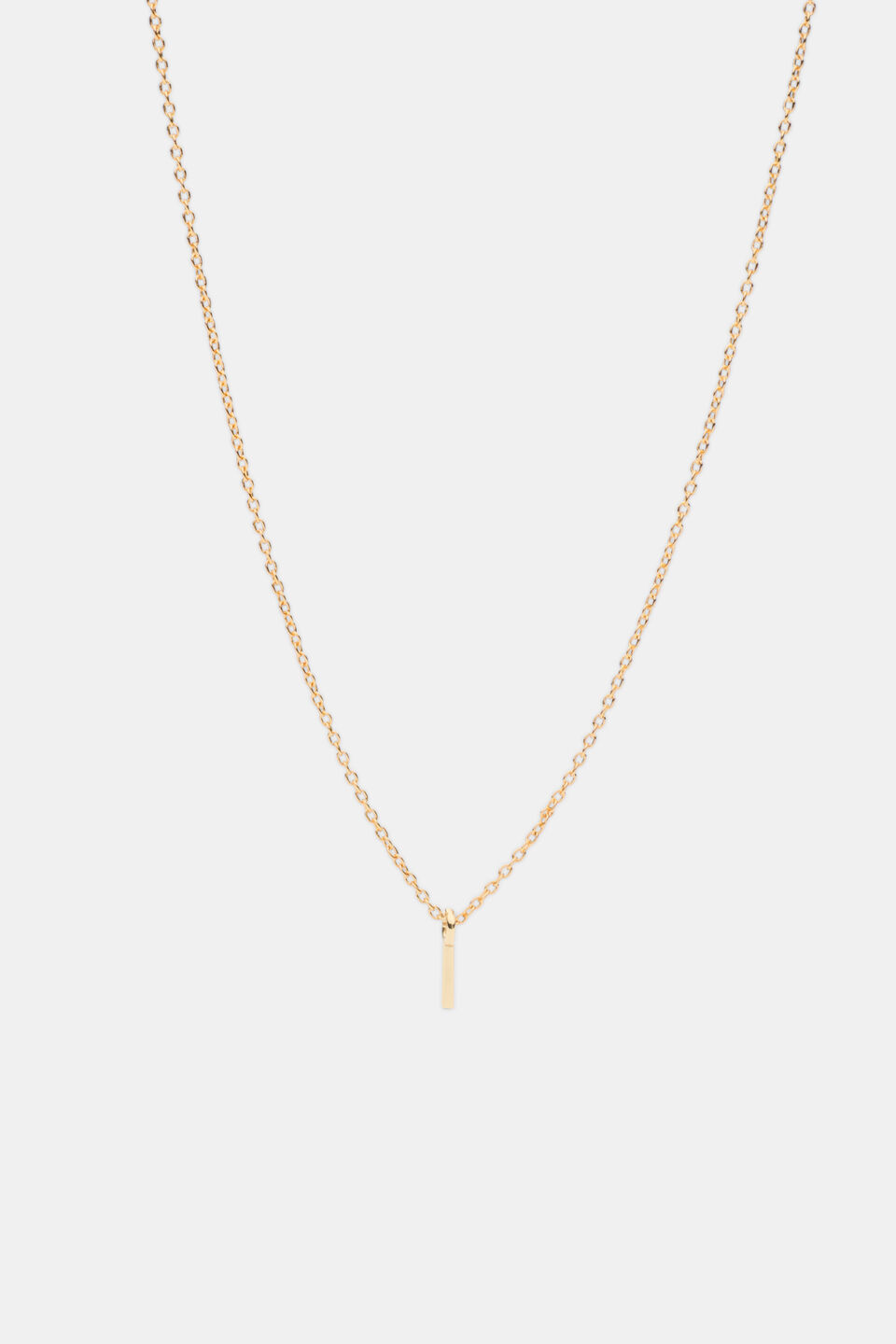 Gold Alphabet Necklace  I