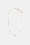 Gold Alphabet Necklace  I  hi-res